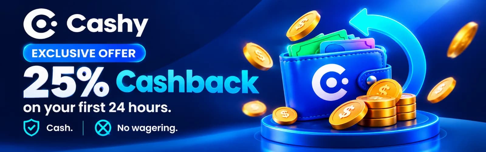 25% Cashback